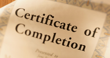 Certificate of Course Completion